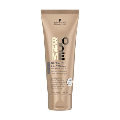 Schwarzkopf blondme control frizz for soft smooth hair.