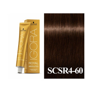 Schwarzkopf Absolute Igora Royal Dark Brown Chocolate Natural 4-6