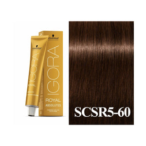 Schwarzkopf Absolute Igora Royal  Medium Brown Chocolate Natural 5-60