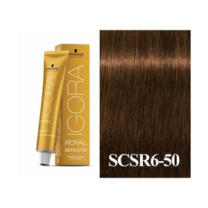 Schwarzkopf Absolute Igora Royal Light Brown Gold Natural 6-50