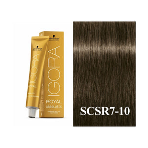 Schwarzkopf Absolute Igora Royal Medium Blonde Cendre Natural 7-10