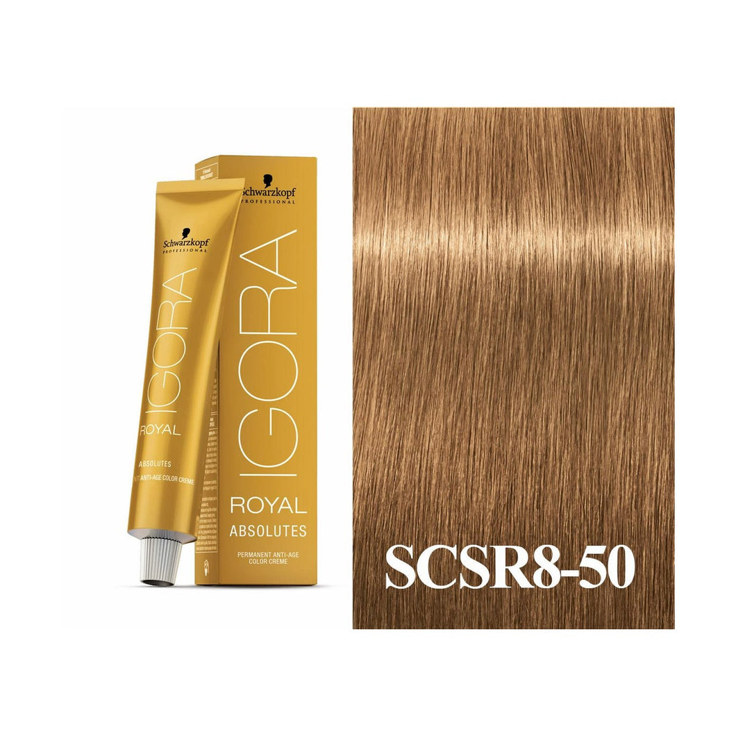 Schwarzkopf Absolute Igora Royal Light Blonde Gold Natural 8-50