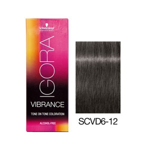 Schwarzkopf Igora Vibrance - 6-12 Dark Blonde Cendré Ash