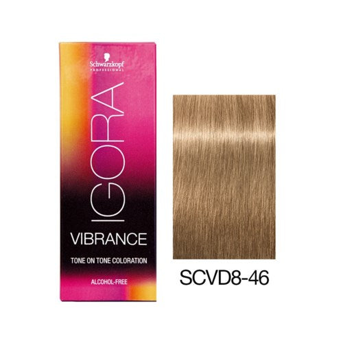 Schwarzkopf Igora Vibrance - 8-46 Light Blonde Beige Chocolate